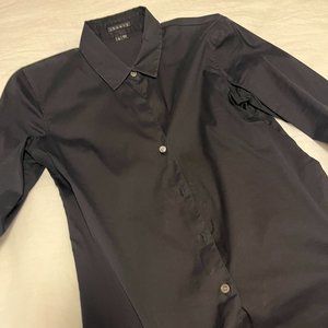 Theory Black Blouse